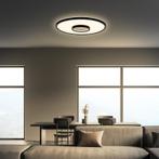 Ronde led plafondlamp met tunneleffect - zwart - Ø 42 x 4 cm, Verzenden