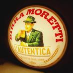 Reclamebord - Birra Moretti, Bier Reclame, Lichtreclame,