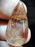Prachtige zeer zeldzame natuurlijke goud-ruw geslepen kwarts