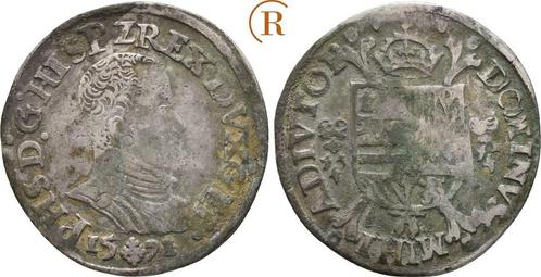 1/5 Ecu Nijmegen 1571 Nederland Geldern: Philipp Ii vom S..., Timbres & Monnaies, Monnaies | Europe | Monnaies non-euro, Envoi