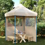 vidaXL Partytent Beige 200 x 200 x 306 cm Oxford Stof, Tuin en Terras, Partytenten, Verzenden, Nieuw