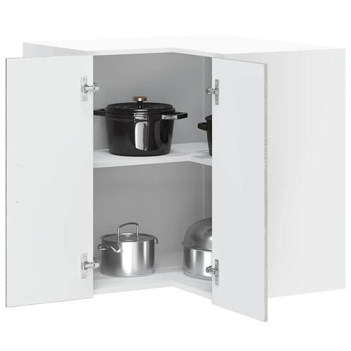 vidaXL Keuken hoekkast Porto bewerkt hout grijs sonoma, Huis en Inrichting, Kasten | Overige, Nieuw, Verzenden