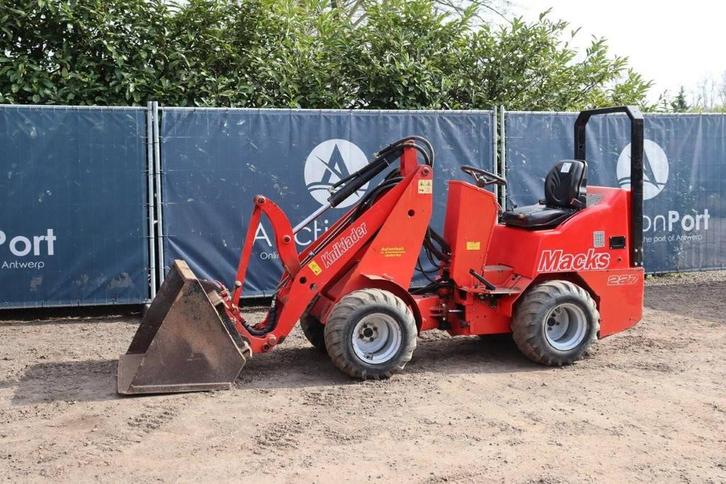 Veiling: Wiellader Macks 227 Diesel 19kW 2009, Zakelijke goederen, Machines en Bouw | Kranen en Graafmachines, Ophalen