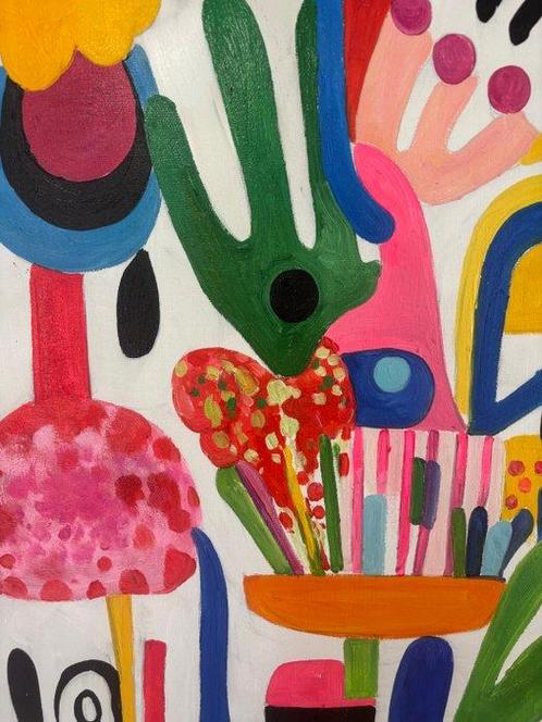 Nolan Castel - Mikado (XL), Antiek en Kunst, Kunst | Schilderijen | Modern