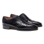SILVANO LATTANZI - Alligator shoes - Black - UK: 6.5 / US:, Kleding | Heren, Nieuw
