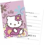 Hello Kitty Uitnodigingen Versiering 6st, Nieuw, Verzenden