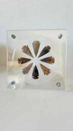 silex (vuursteen) of bewerkte steen Pijlpunt - 35 cm