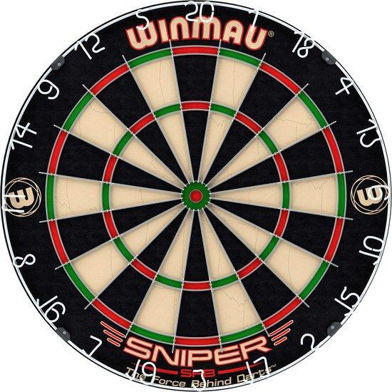 2dekans | Dartbord Winmau Sniper set incl. dartpijlen, Sport en Fitness, Darts, Ophalen of Verzenden