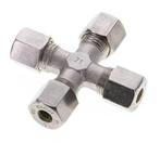 8S RVS Kruissok Knelfitting 630 Bar DIN 2353, Doe-het-zelf en Bouw, Verzenden, Nieuw