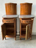 Table de chevet (2) - Bois, Marbre - tables de nuit