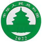 China. 10 Yuan 2022 30g Chinese Panda Cyber Green Cannabis, Postzegels en Munten
