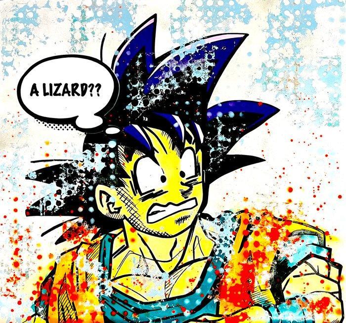 Moabit - Goku VS Frieza X A Lizard ? /Diptych/, Antiek en Kunst, Kunst | Designobjecten