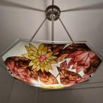 Kroonluchter - XL - vernikkeld koper, glas, Antiek en Kunst