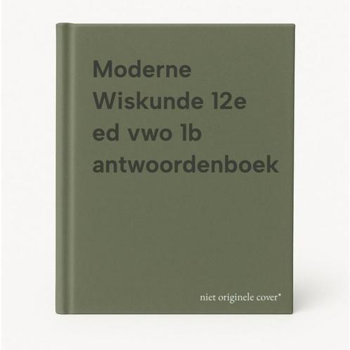 Moderne Wiskunde 12e ed vwo 1b antwoordenboek 9789001882655, Boeken, Schoolboeken, Gelezen, Verzenden