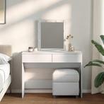 vidaXL Kaptafel met LED 100x40x130 cm wit, Verzenden, Nieuw