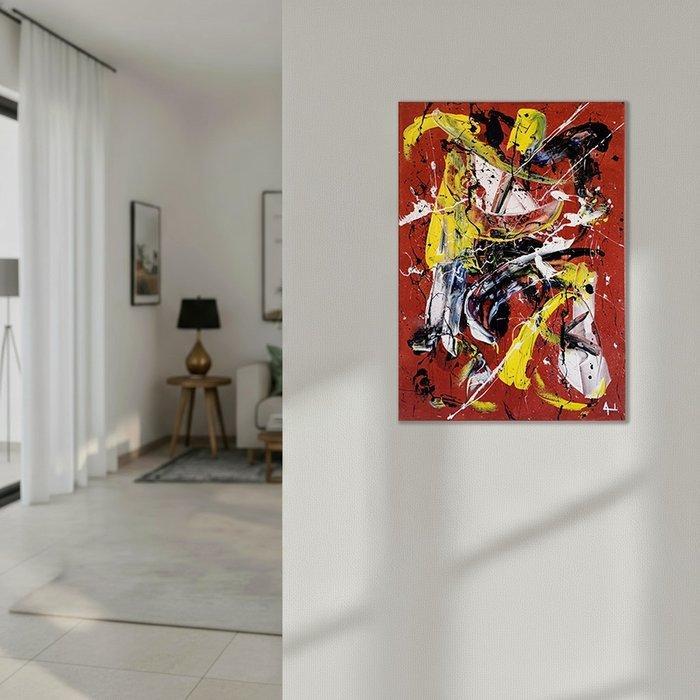 Omar Agrebi - • Vanità liquide • (Coppia di opere, Ice, Antiek en Kunst, Kunst | Schilderijen | Modern