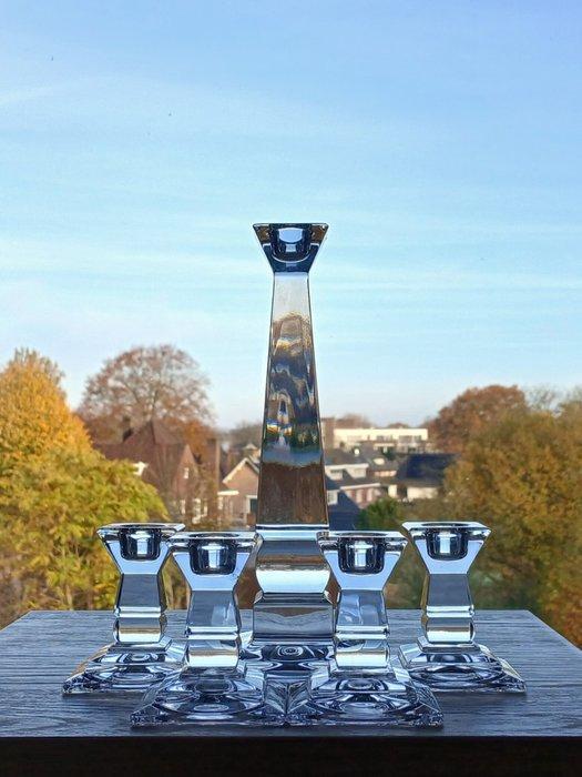 Inn Crystal - Lisa Mori - Kandelaar (5) - Bleikristall /, Antiek en Kunst, Curiosa en Brocante