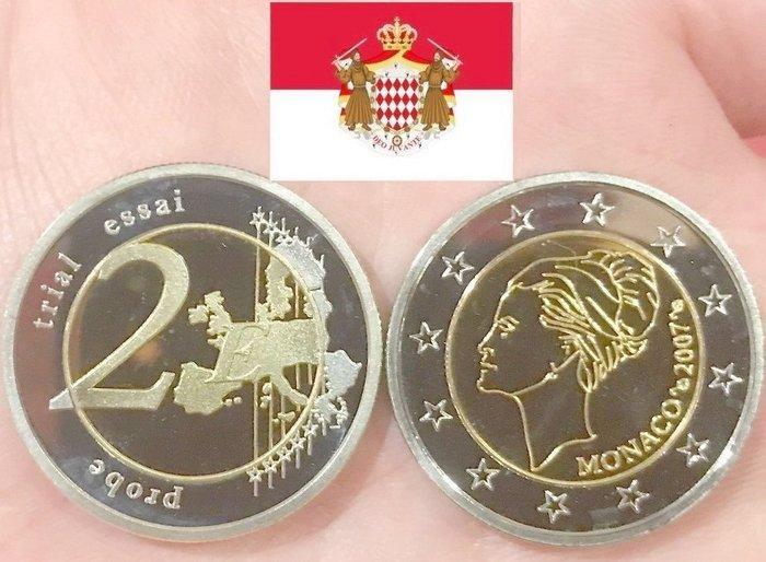 Monaco. Probe Token 2007 Grace Kelly (Zonder Minimumprijs), Postzegels en Munten, Munten | Europa | Euromunten