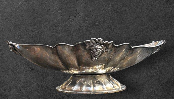 46 cm - Serveerschaal - Verzilverd - Zilveren vergulde, Antiek en Kunst, Curiosa en Brocante