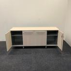 Kantoor dressoir (hxbxd) 65x160x50 cm, grijs - licht beuken