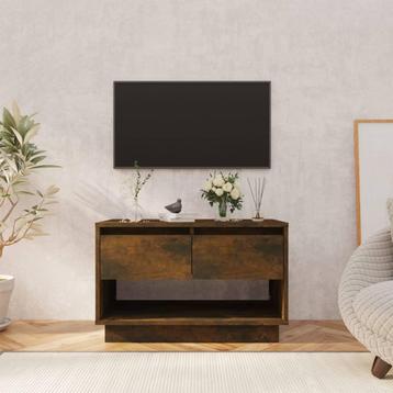 vidaXL Tv-meubel 70x41x44 cm bewerkt hout gerookt, Huis en Inrichting, Kasten |Televisiemeubels, Verzenden, Nieuw