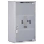 TRUUSK Medicijnkastje Met Slot - RVS - 30 x 18 x 50 cm - EHB, Verzenden, Nieuw