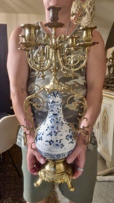 Pendule Empirestijl - Verguld brons - 1910-1920 - Prachtige, Antiek en Kunst, Antiek | Glaswerk en Kristal