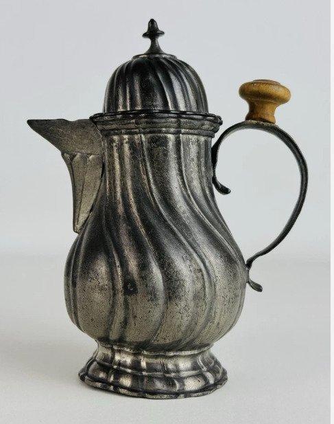 Cafetière - Étain - Peltre du XVIIIe siècle, Antiek en Kunst, Curiosa en Brocante