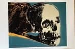 Andy Warhol (after) - (1928-1987), Skull, 1976 ( yellow on, Antiquités & Art, Art | Dessins & Photographie