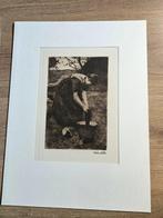 Willem Witsen (1860-1923) - Boerin wassend in een emmer
