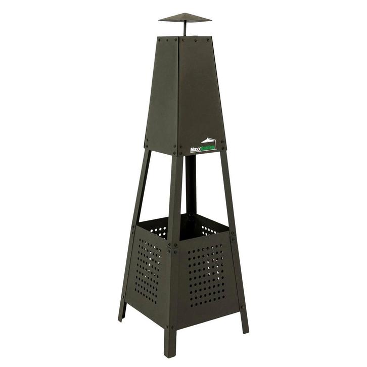 MaxxGarden Vuurkorf Pyramide metaal - 30x30x100 cm (Tuin), Tuin en Terras, Tuinhaarden, Nieuw, Ophalen of Verzenden