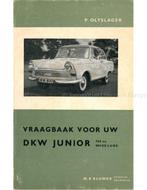 1957 - 1962 DKW JUNIOR 750 | 800 DE LUXE VRAAGBAAK, Autos : Divers, Modes d'emploi & Notices d'utilisation