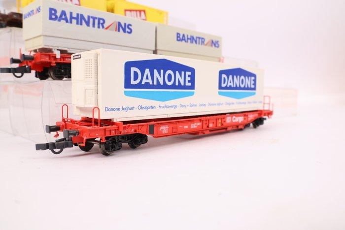 Roco H0 - Modeltrein goederenwagon (5) - Vijf taschsenwagens, Hobby en Vrije tijd, Modeltreinen | H0