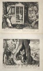 Jan van Londerseel (1578-1624) - Vier gravures uit de reeks, Antiquités & Art
