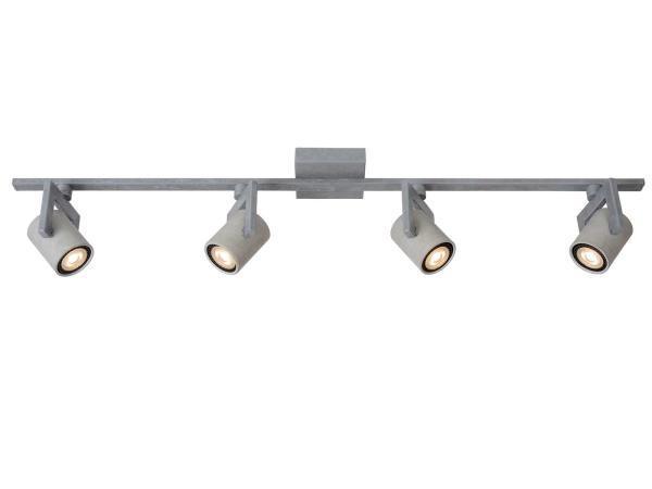Veiling - Lucide CONNI-LED dimbare Plafondspot 4x5W Grijs, Huis en Inrichting, Lampen | Plafondlampen