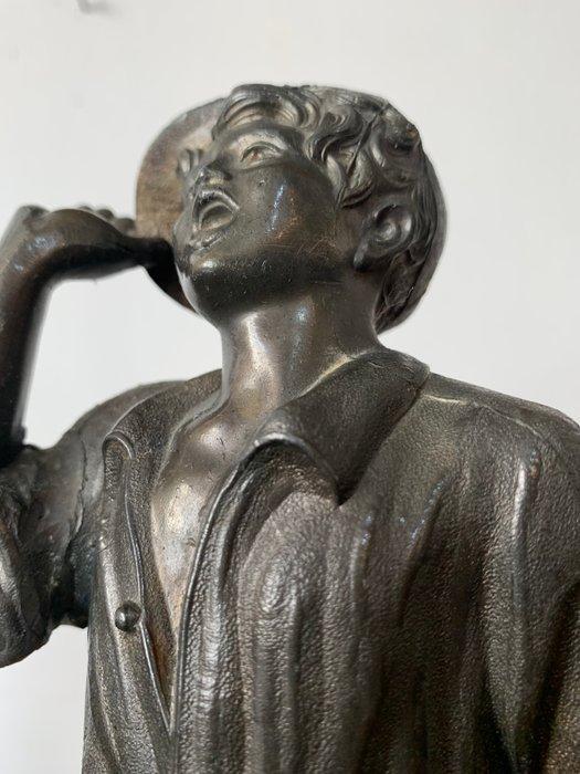 Beeldje - Brons, Marmer, Antiquités & Art, Curiosités & Brocante