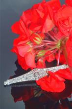 Broche Platina - 1.87ct. tw. Diamant (Natuurlijk) - Art Deco