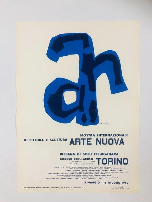 Armando Testa - Mostra Internazionale di Pittura e Scultura, Antiek en Kunst, Kunst | Tekeningen en Fotografie