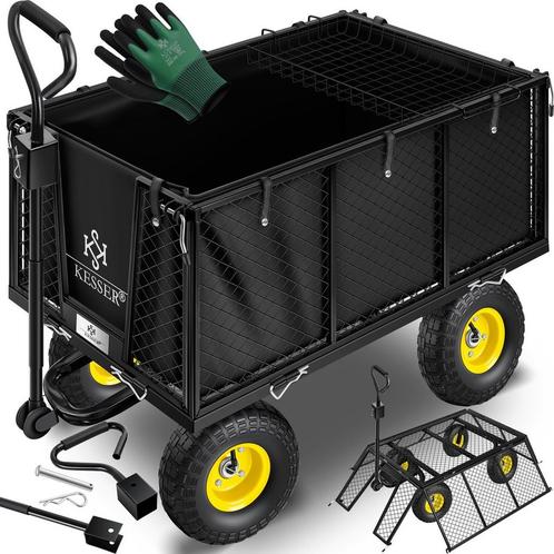 Bolder heavy duty - tuinkar - transportkar - max 550 kg, Caravans en Kamperen, Bolderkarren, Verzenden