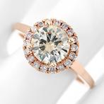 Zonder Minimumprijs - Ring Roségoud -  1.23ct. tw. Diamant