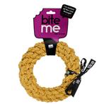 Gevlochten ring 'Da-Chain' 18cm geel, Animaux & Accessoires, Jouets pour chats