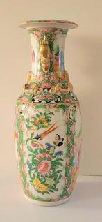 Vaas - Aardewerk, Porselein - China - Familie Rose Kantonese, Antiek en Kunst
