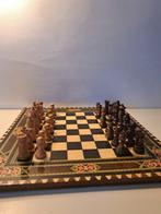 Jeu déchecs - Groot Intarsia schaakbord & schaakstukken