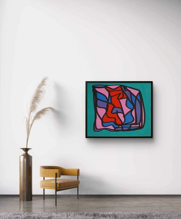 Sergio Romero - Cubismo Áureo 202, Antiek en Kunst, Kunst | Schilderijen | Modern
