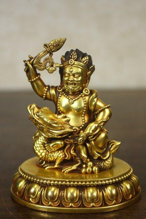 This is a bronze gilt gold statue of the God of Wealth -, Antiek en Kunst, Antiek | Overige Antiek