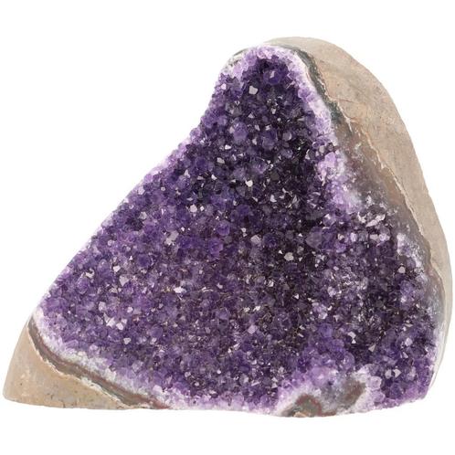 Amethist Cluster Nr 163 - 861 gram - Kerkje, Handtassen en Accessoires, Edelstenen, Nieuw, Verzenden