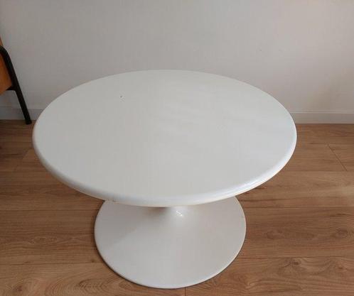 Artifort - Pierre Paulin - Salontafel - Hout, Staal - Cirkel, Antiek en Kunst, Antiek | Meubels | Stoelen en Sofa's