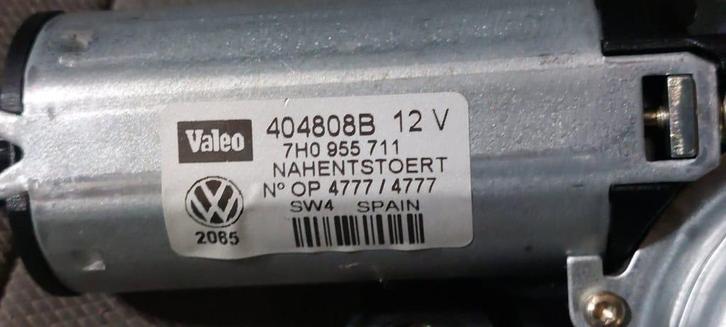 7H0 955 711 ruitenwisser motor achterdeur Volkswagen Tran..., Auto-onderdelen, Ruiten en Toebehoren, Gebruikt, Volkswagen, Ophalen of Verzenden