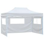 Tent 3x4,5m Wit met Zijwanden | Retour Deal | 40% Korting, Partytent, Nieuw, 4 tot 6 meter, Opvouwbaar