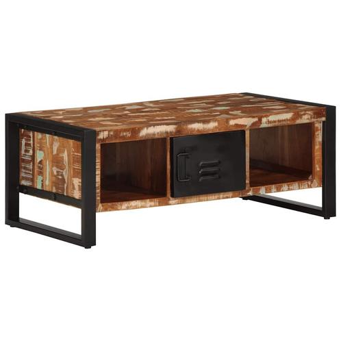 vidaXL Salontafel 90x50x36 cm massief gerecycled hout, Huis en Inrichting, Tafels | Salontafels, Nieuw, Verzenden